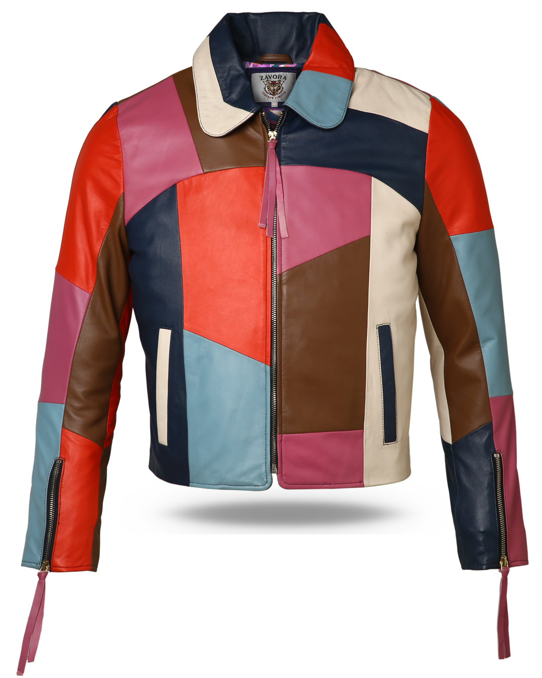 Leather Multicolor Jacket
