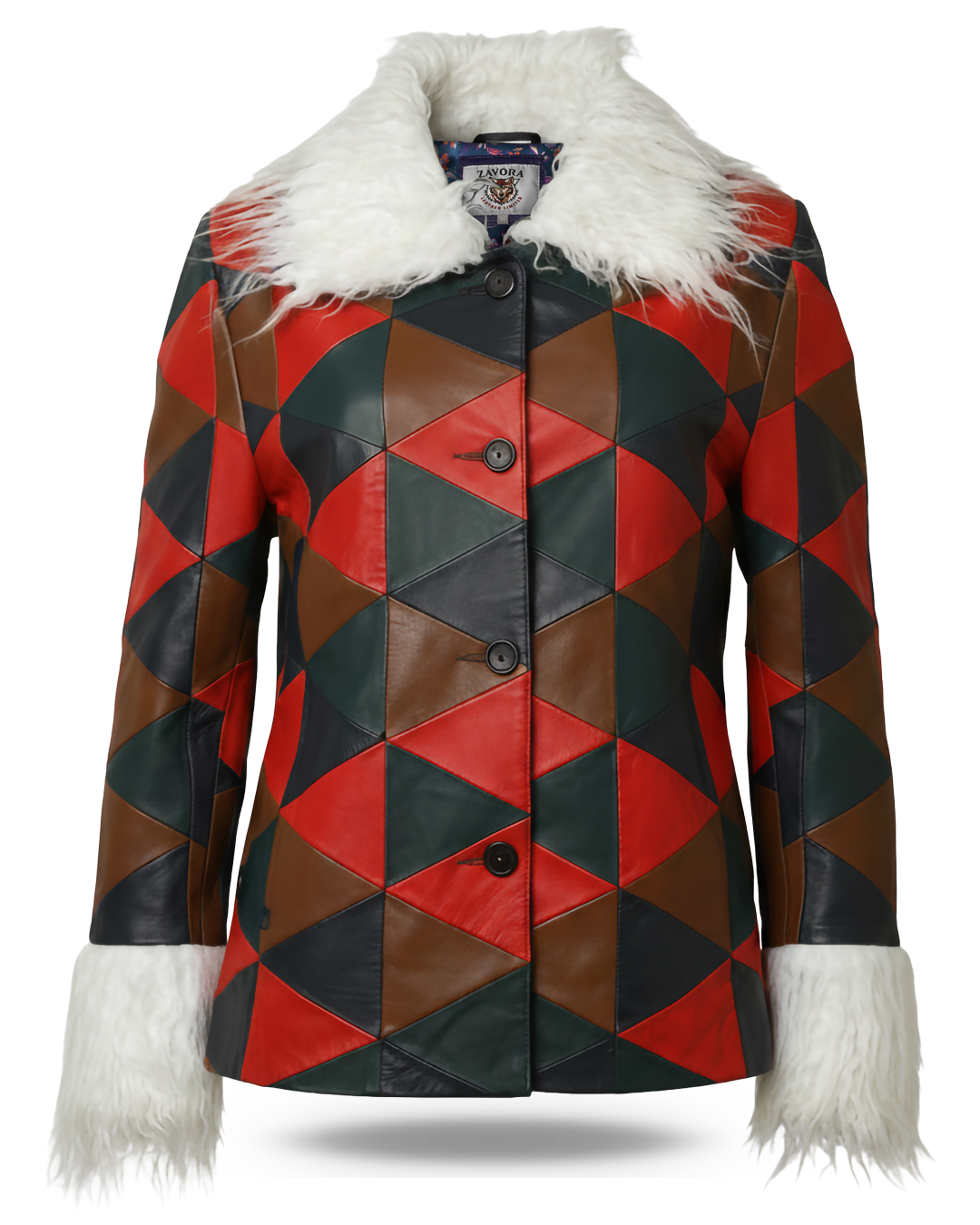 Multicolor Patch Work Jacket