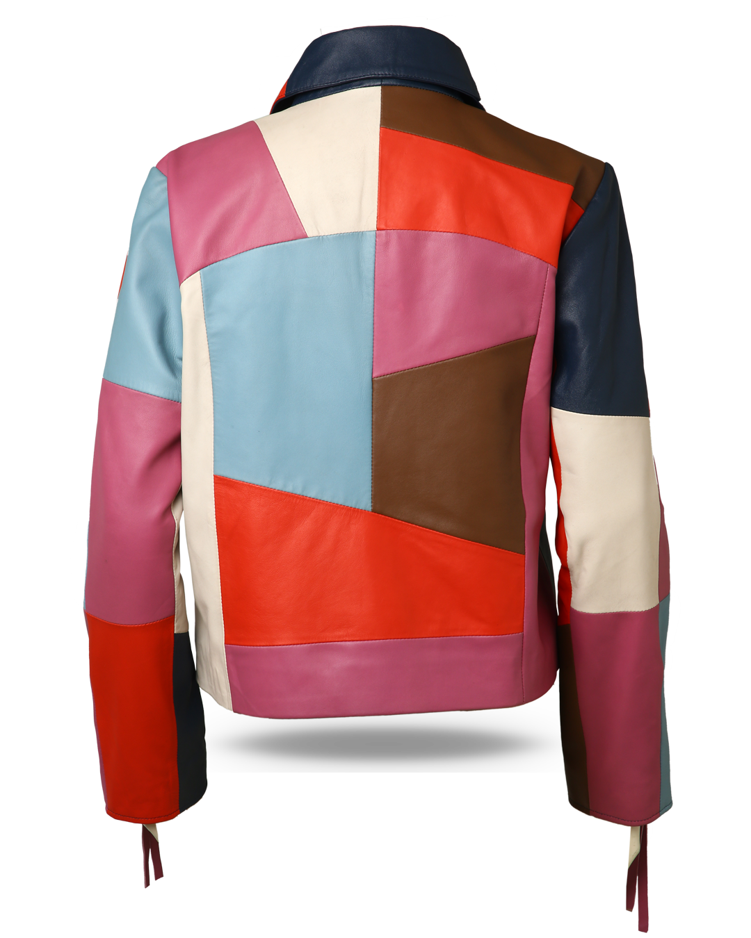 Leather Multicolor Jacket