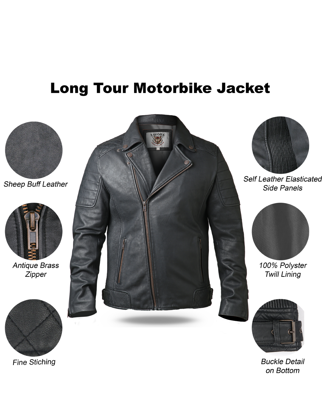 Long Tour Motorbike Jacket