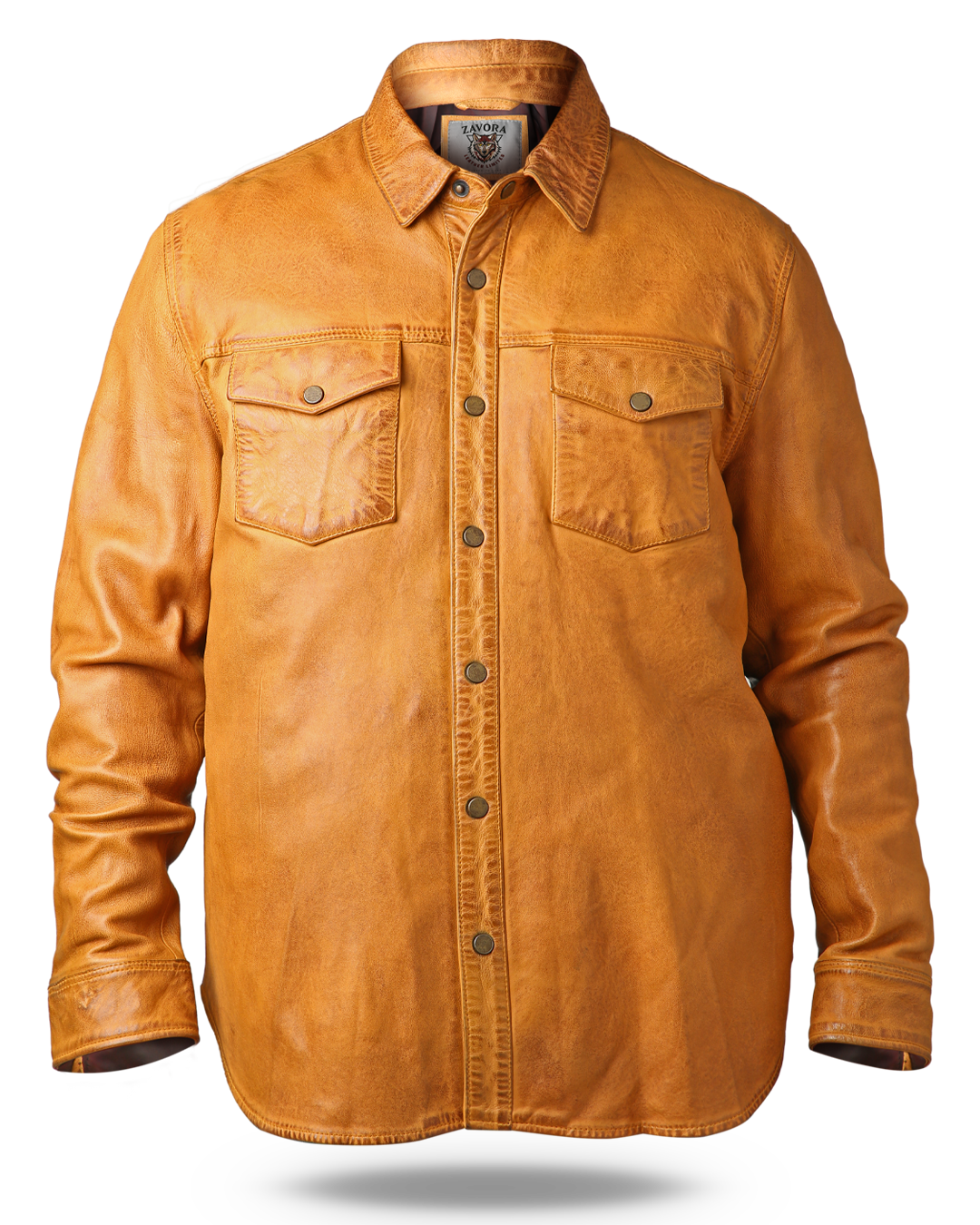 Vintage Leather Shacket