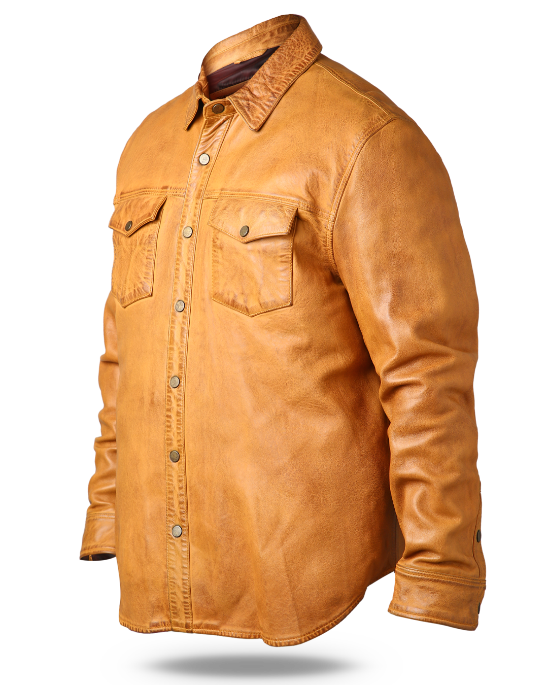 Vintage Leather Shacket