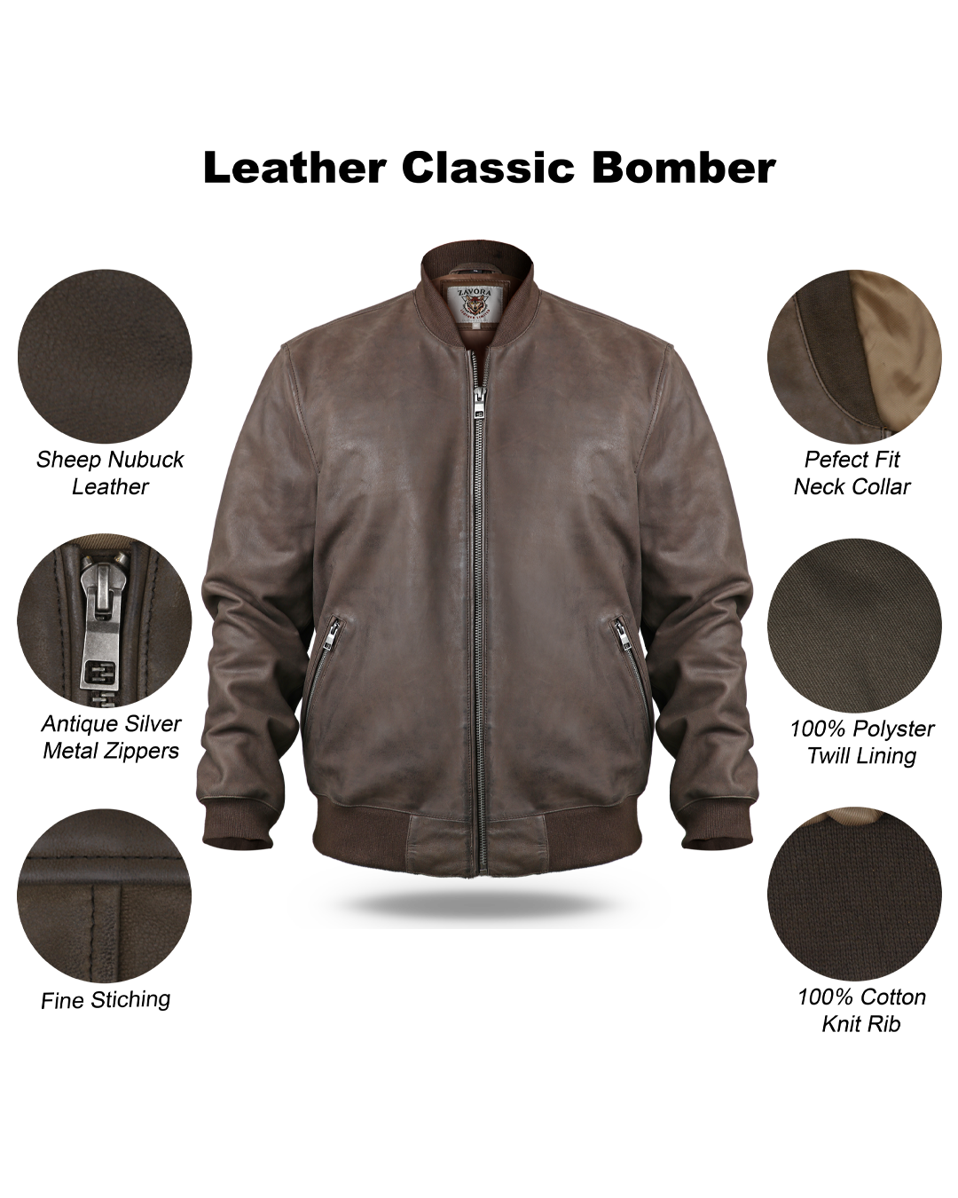 Leather Classic Bomber