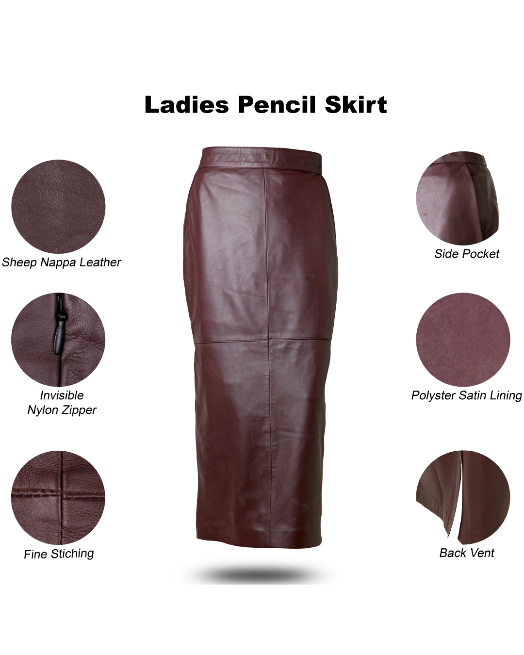 Ladies Pencil Skirt