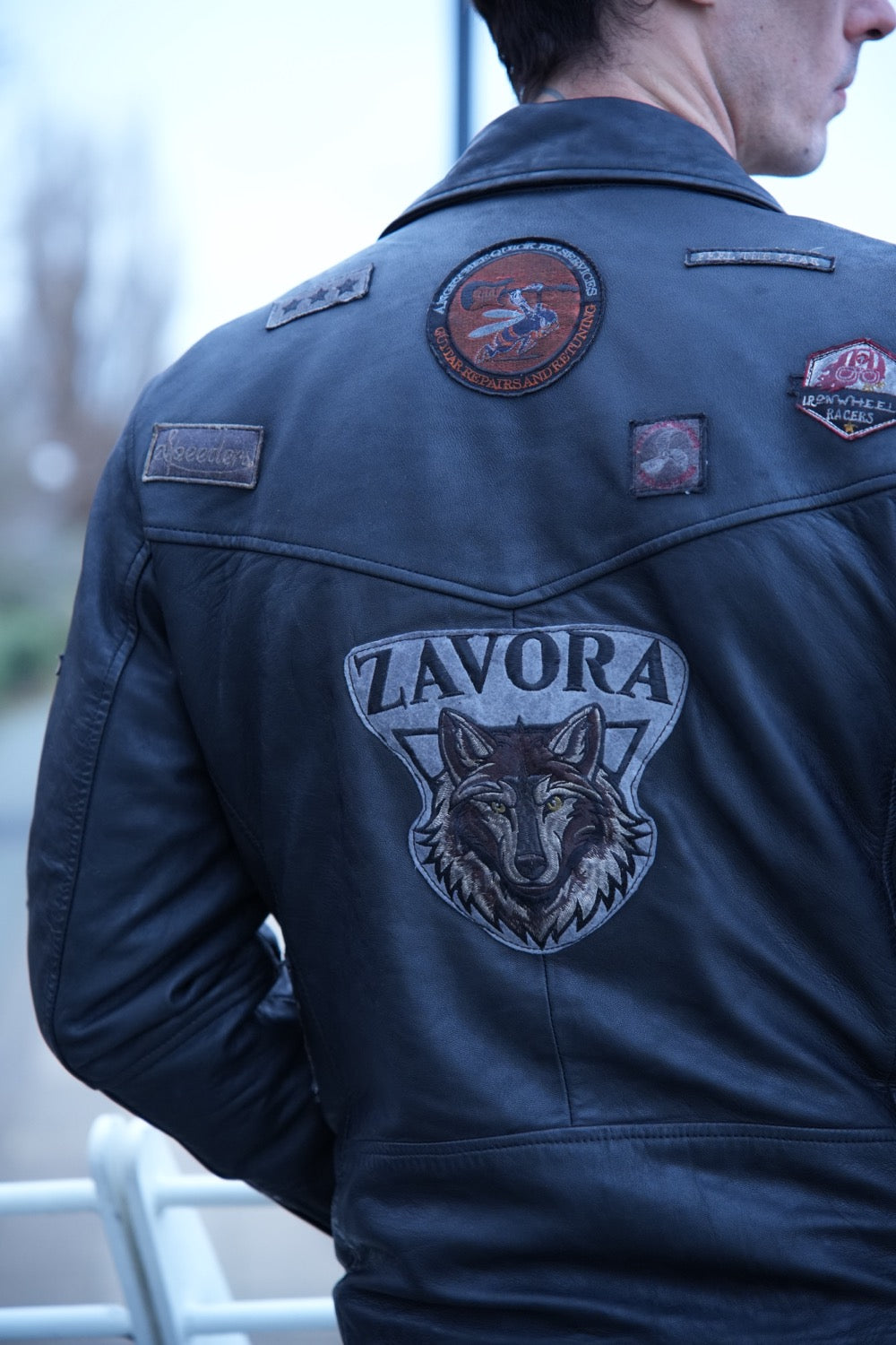 Badge Biker Jacket – ZAVORA LEATHERS