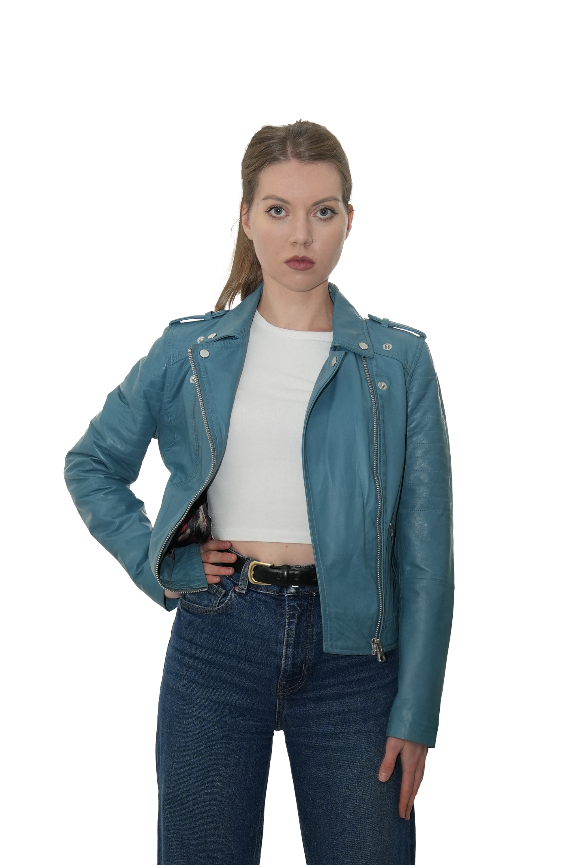 Ladies Biker Jacket