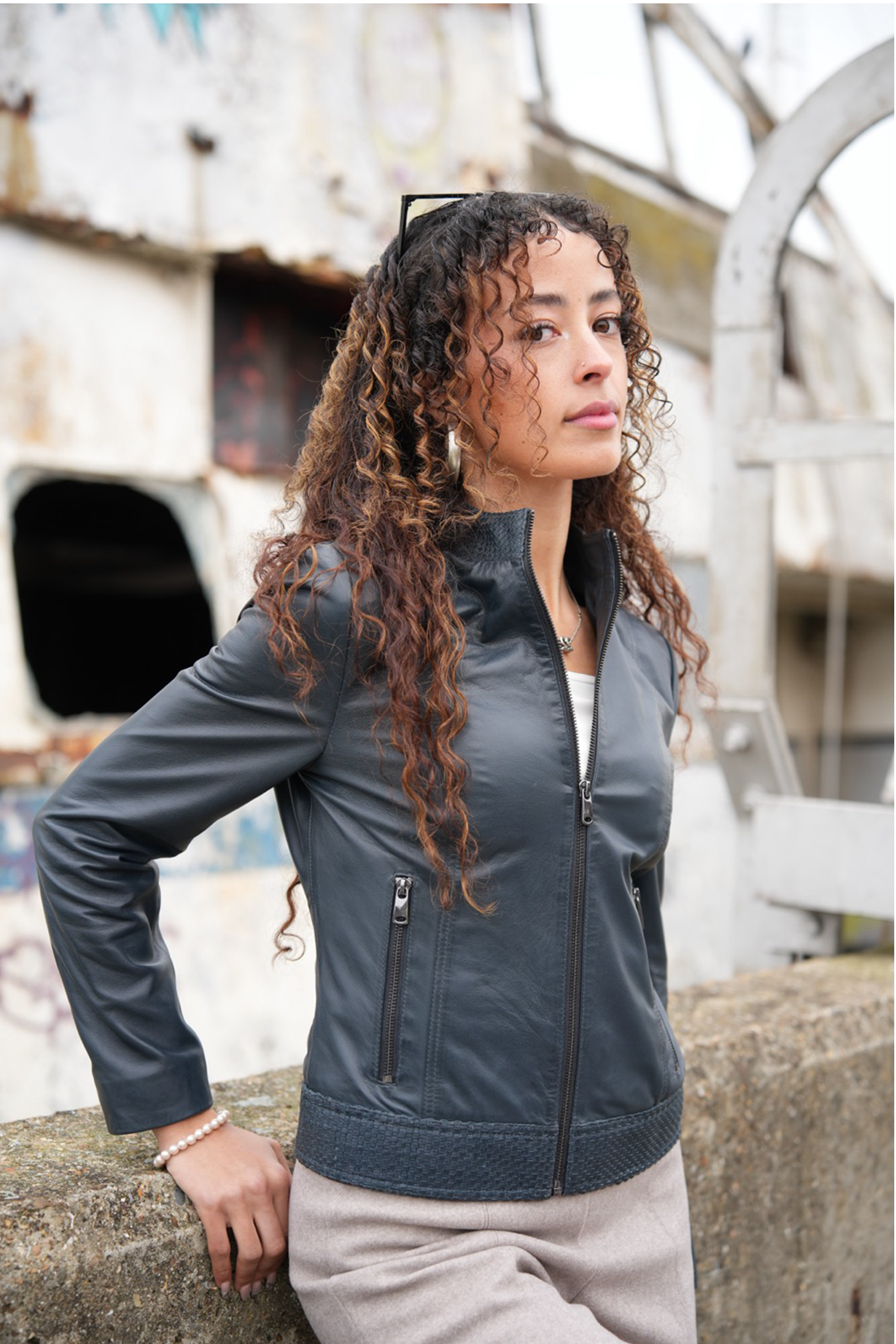 Ladies Plated Jacket