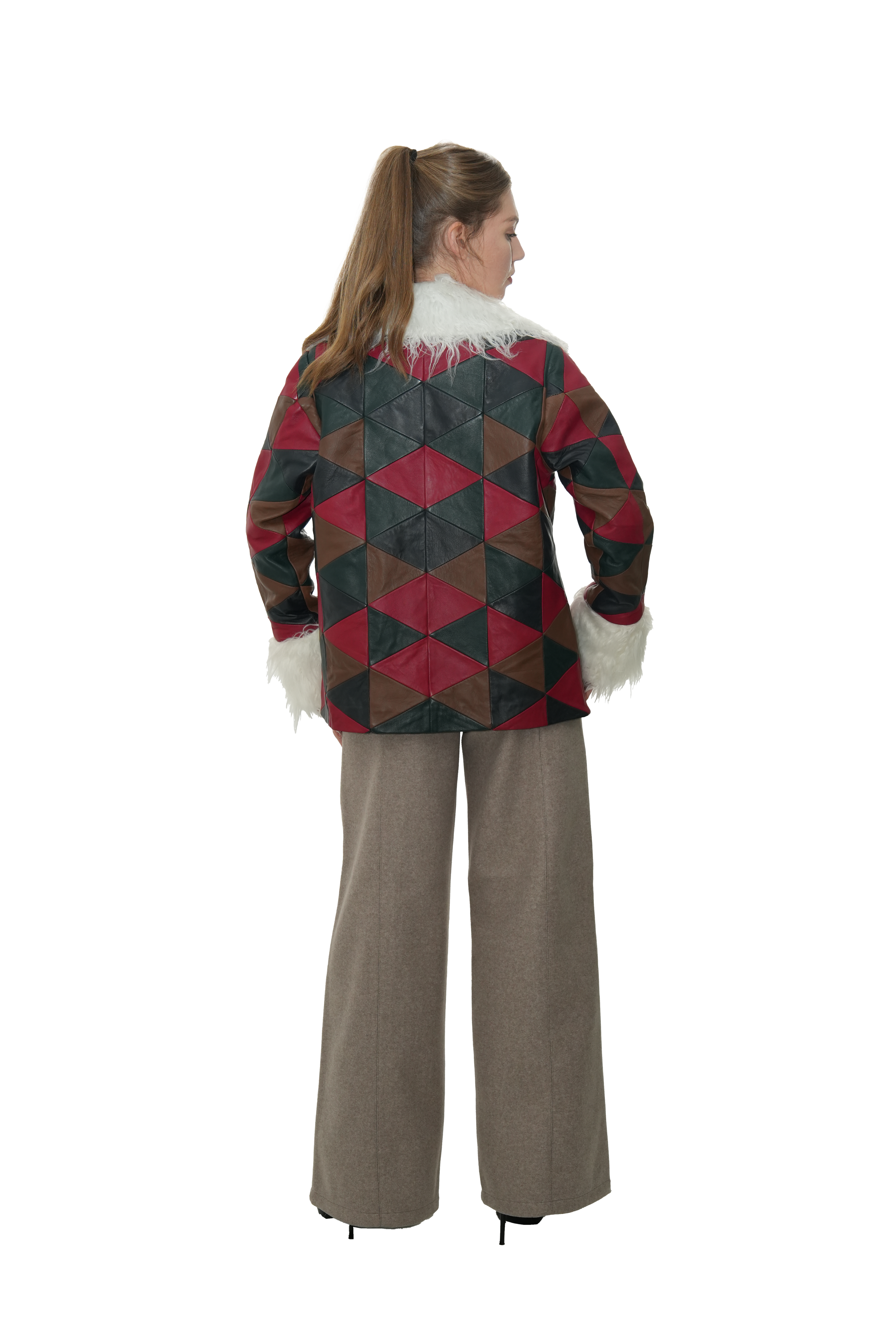 Multicolor Patch Work Jacket