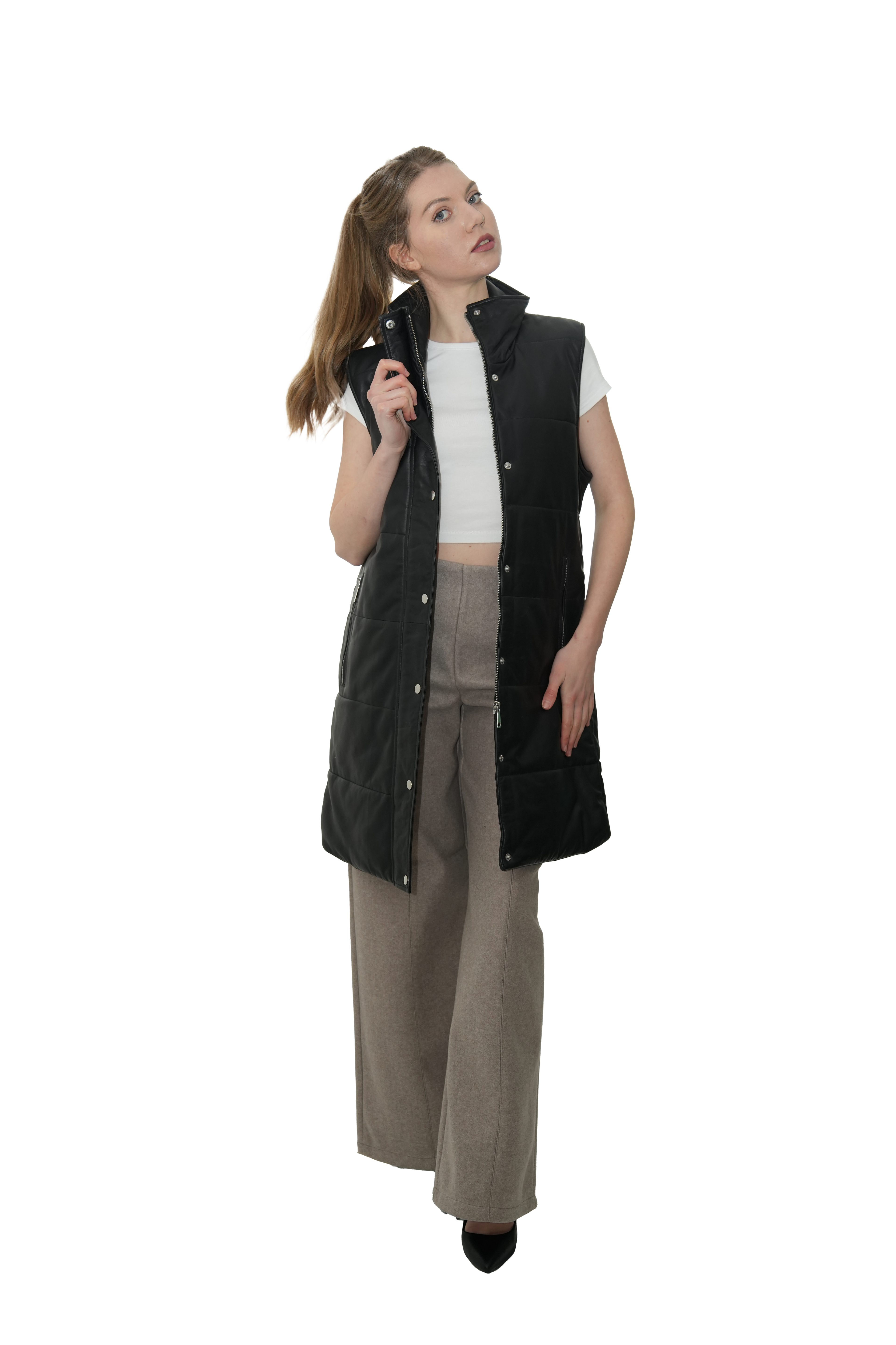 Ladies Sleevless Coat