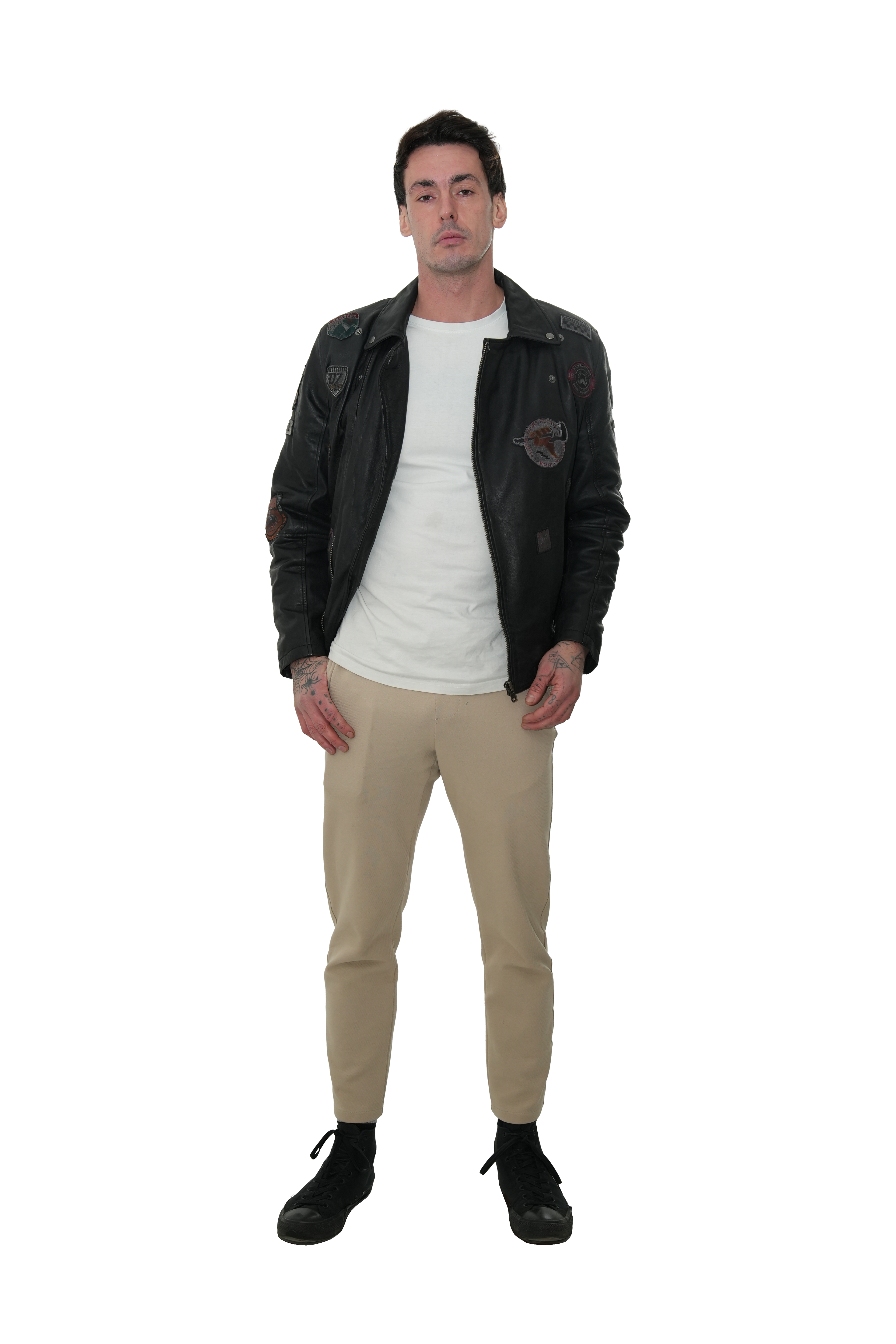 Badge Biker Jacket
