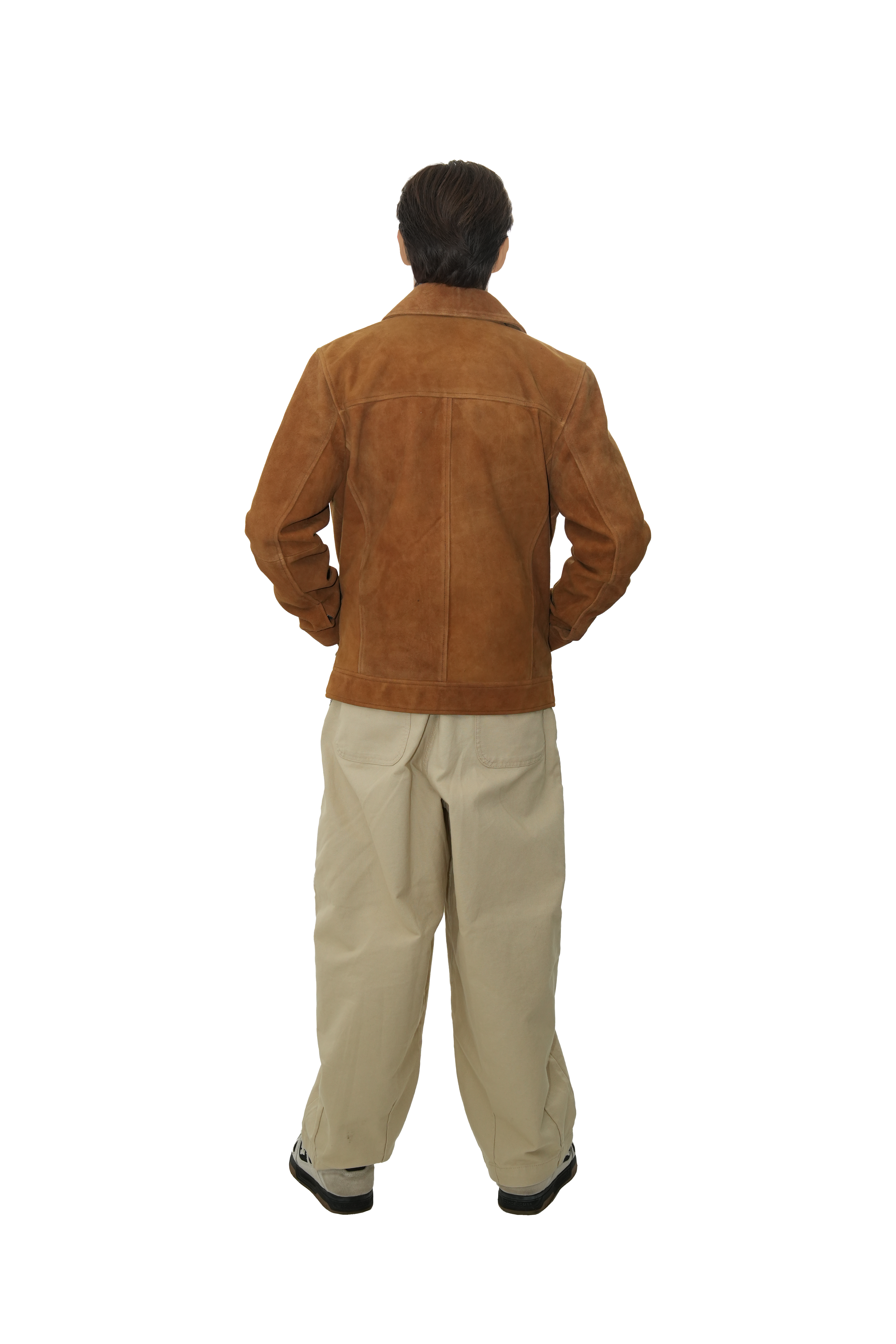 Suede Harrington Jacket